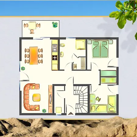 Sonneninsel Strandmoewe Erdgeschoss *